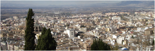 Granada ciudad, vista
